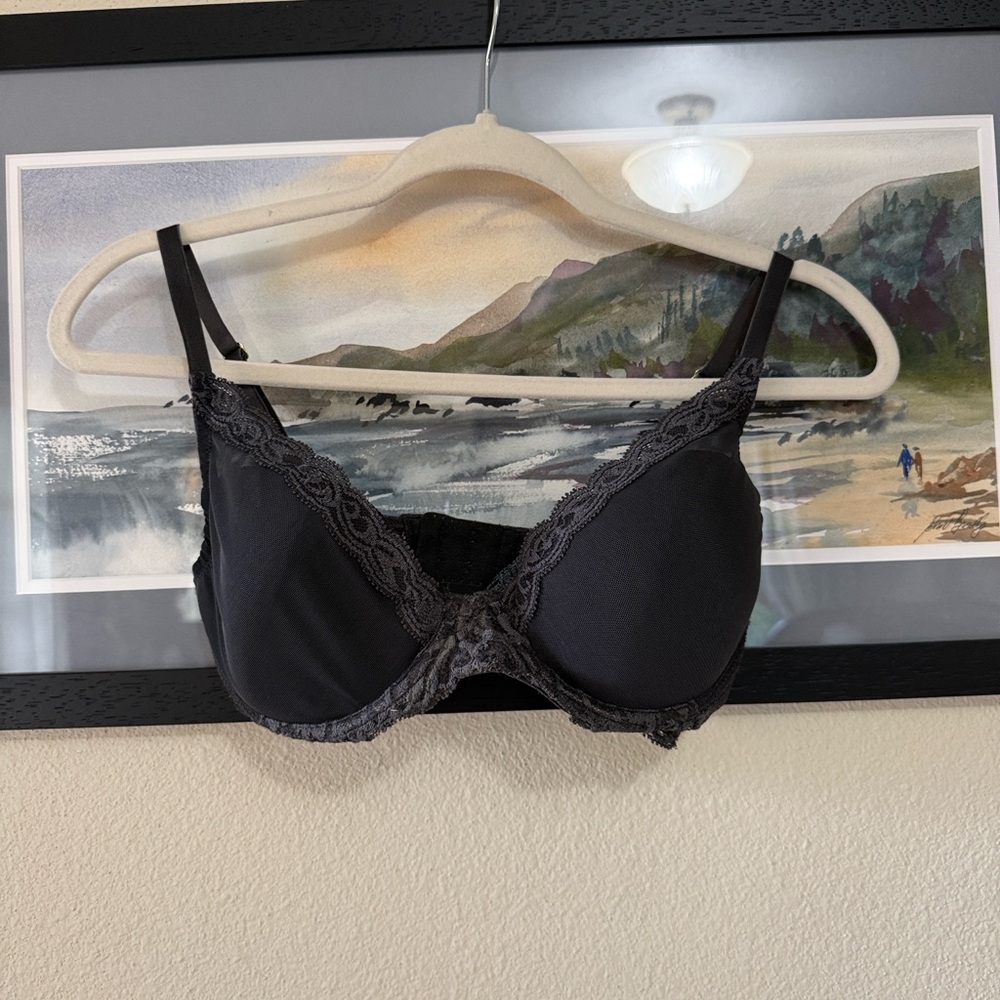 Natori Feathers Lace Plunge T-shirt Bra, 34D